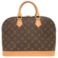 LOUIS VUITTON Handbag M51130 Monogram canvas Brown Monogram Alma Women Used Authentic