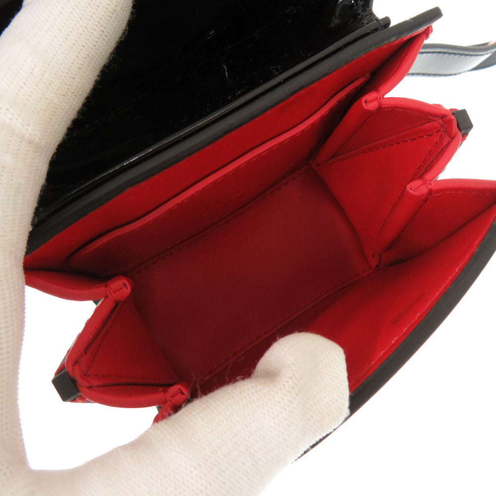 Christian Louboutin Shoulder Bag 1215050 Patent leather black Paloma Nano