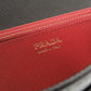 PRADA Long Wallet Purse leather black Women Used Authentic