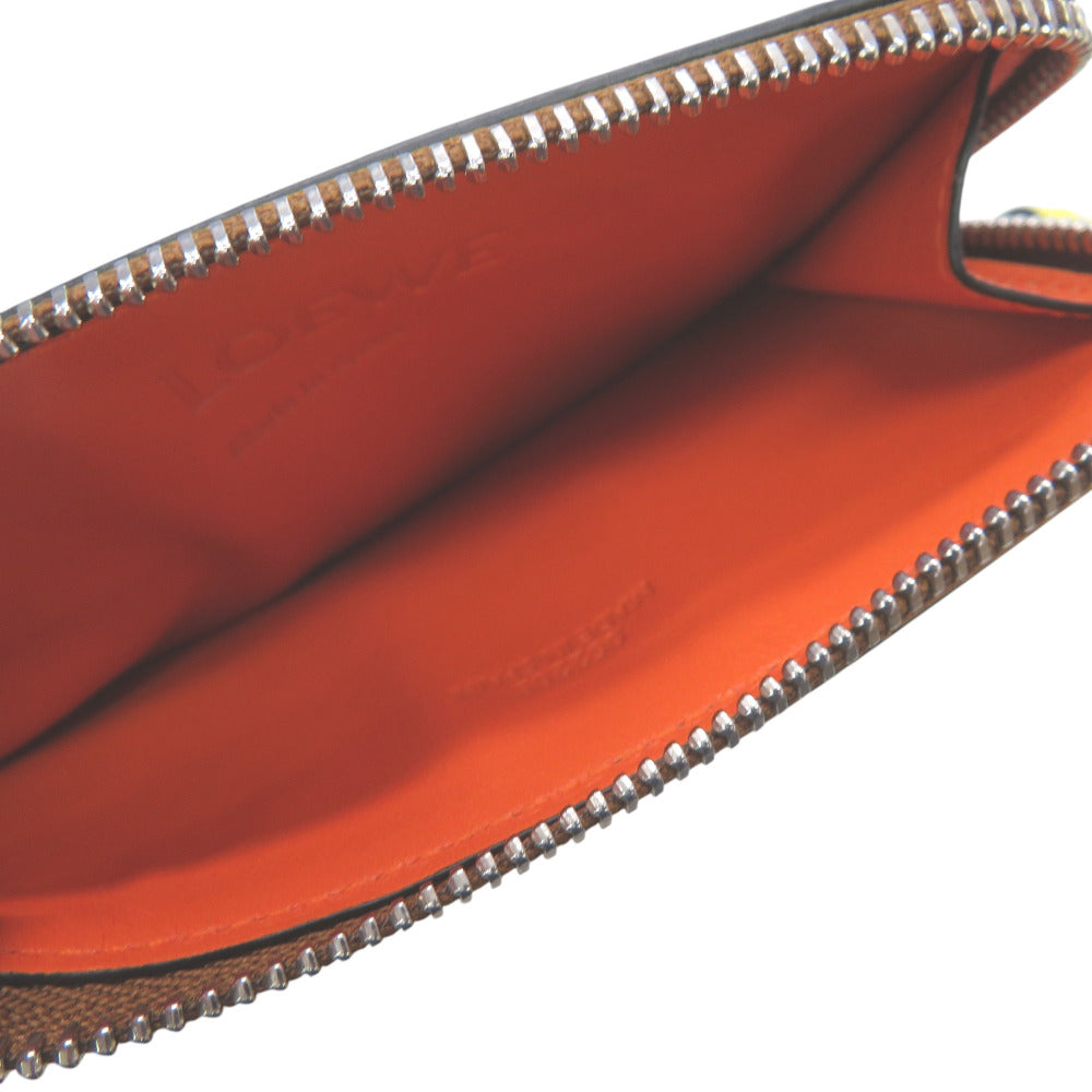 LOEWE Coin case 62208 leather multicolor Coin card holder Cocktail Paula's Ibiza Women Used Authentic