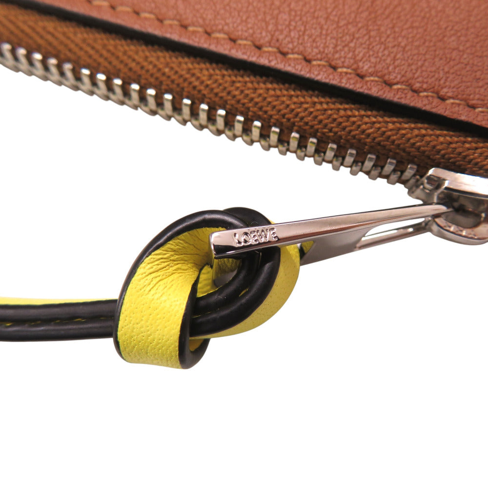 LOEWE Coin case 62208 leather multicolor Coin card holder Cocktail Paula's Ibiza Women Used Authentic