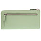 PRADA Long Wallet Purse leather green