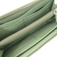 PRADA Long Wallet Purse leather green