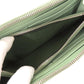 PRADA Long Wallet Purse leather green