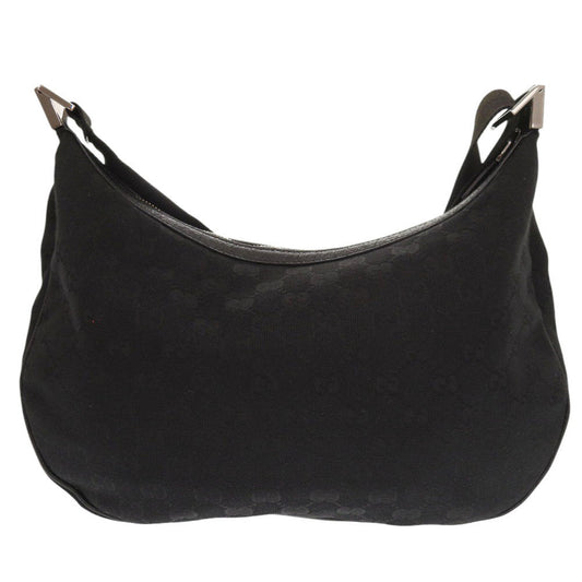 GUCCI Shoulder Bag 122790 GG canvas black