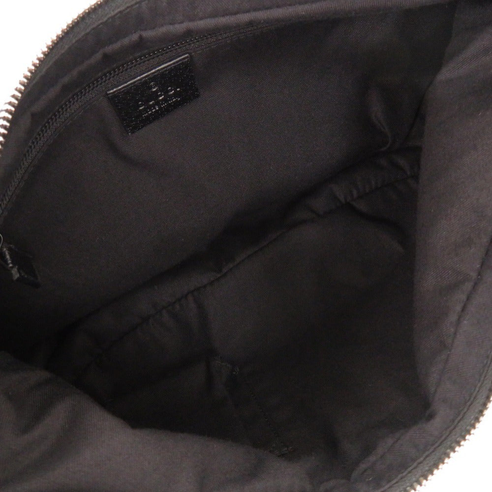GUCCI Shoulder Bag 122790 GG canvas black