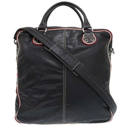 GUCCI Shoulder Bag 194458 leather black