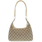 GUCCI Shoulder Bag 001 3812 GG canvas, leather beige