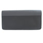 BURBERRY Long Wallet Purse leather black