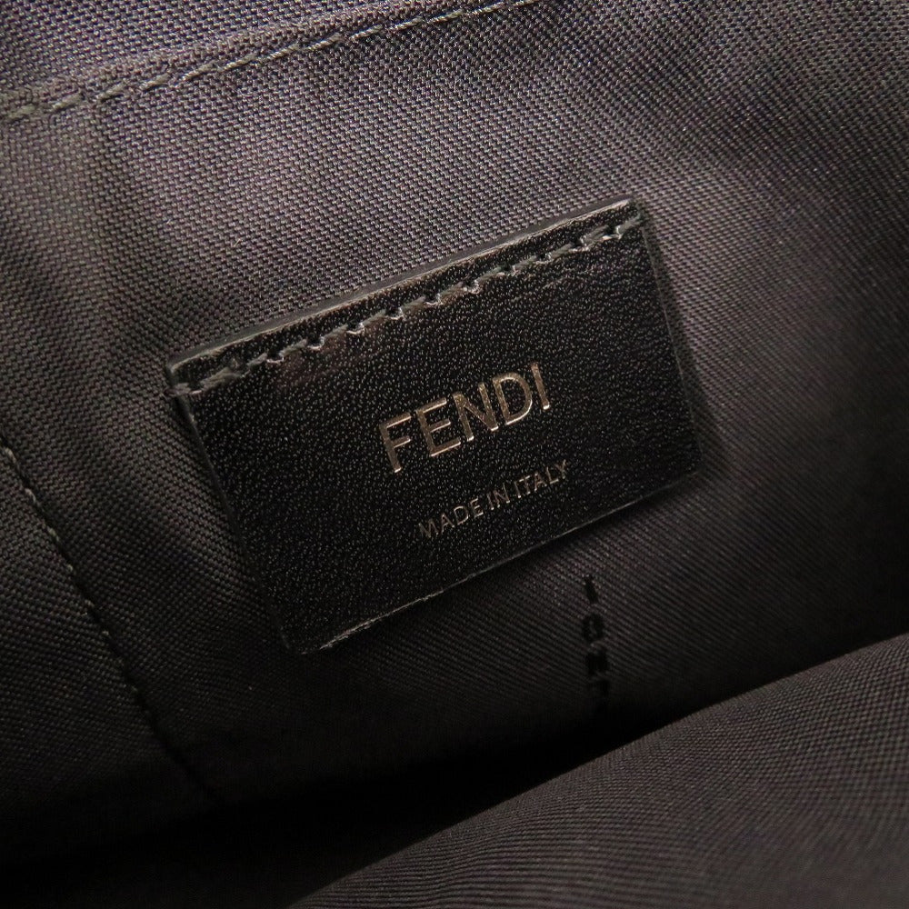 FENDI Shoulder Bag 7VA369-6DZ Nylon, Leather Black type mens Used Authentic