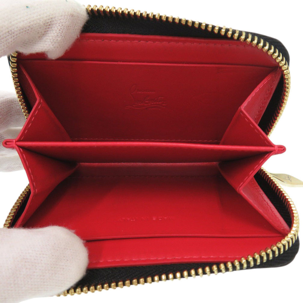 Christian Louboutin Coin case leather black