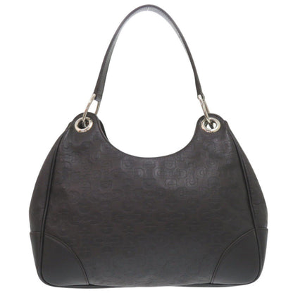 GUCCI Shoulder Bag 257265 leather black