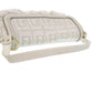 FENDI Handbag 8BR445 leather white one belt Zucca Women Used Authentic