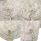 FENDI Handbag 8BR445 leather white one belt Zucca Women Used Authentic