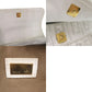 FENDI Handbag 8BR445 leather white one belt Zucca Women Used Authentic