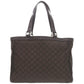 GUCCI Tote Bag 268639 Nylon Brown Abbey Women Used Authentic