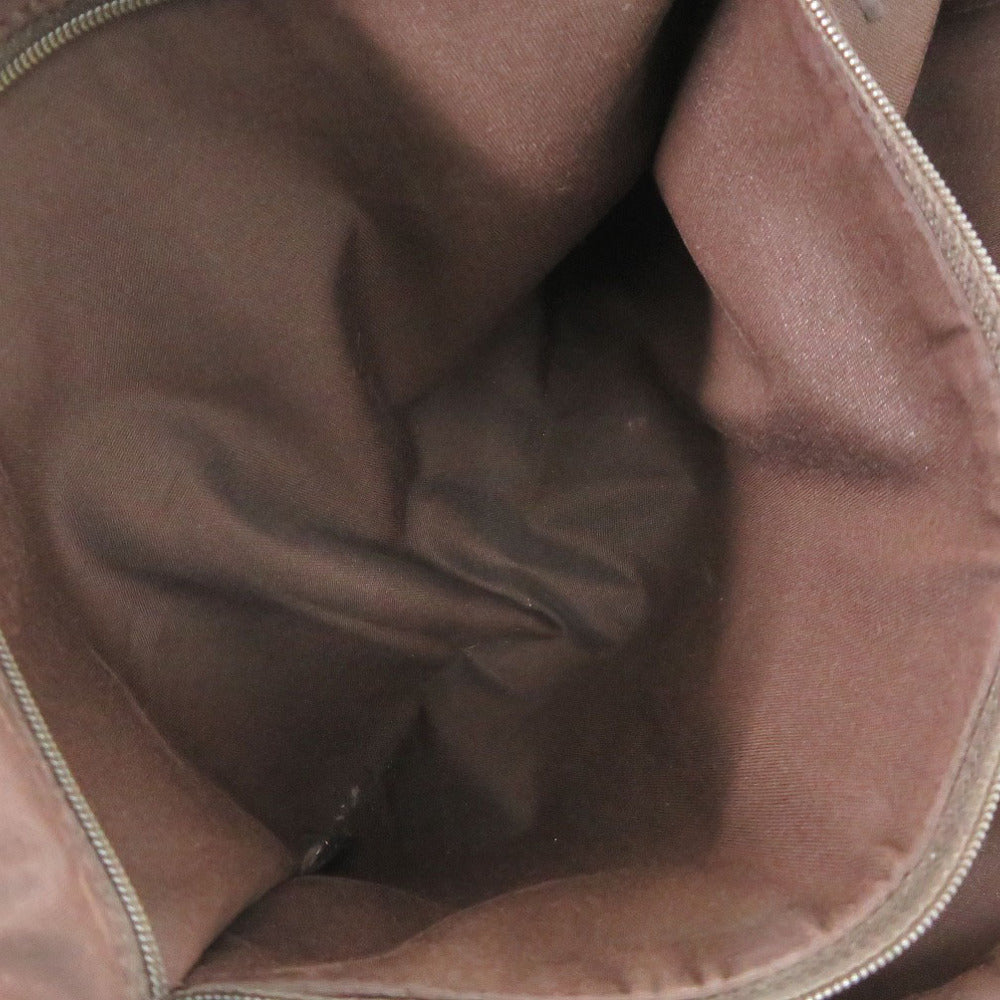 GUCCI Tote Bag 268639 Nylon Brown Abbey Women Used Authentic