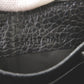 GUCCI Long Wallet Purse 456117 Leather, 8616 black Zip Around GG Marmont Women Used Authentic