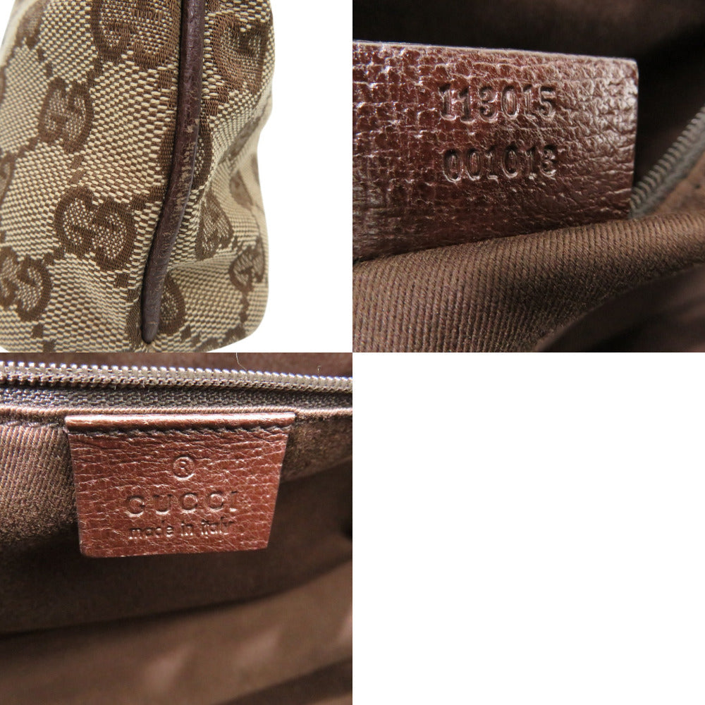 GUCCI Handbag 113015 GG canvas beige Shoulder Bag Shoulder Bag Women Used Authentic