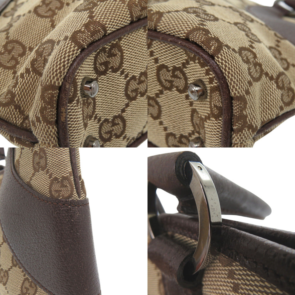 GUCCI Handbag 113015 GG canvas beige Shoulder Bag Shoulder Bag Women Used Authentic