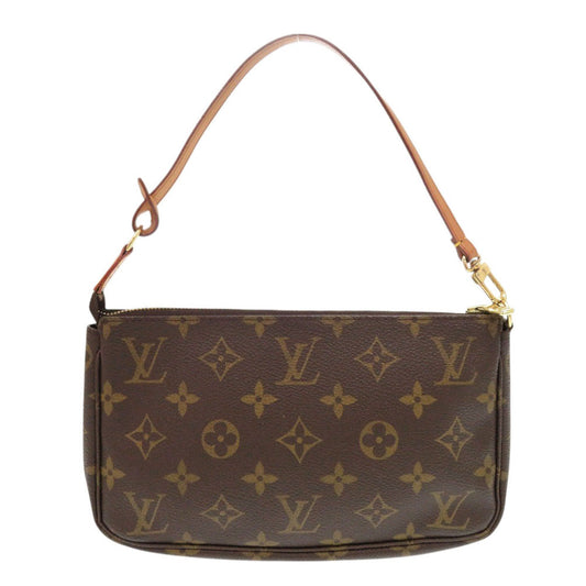 LOUIS VUITTON Pouch M51980 Monogram canvas Brown Monogram Pochette Accessoires Women Used Authentic