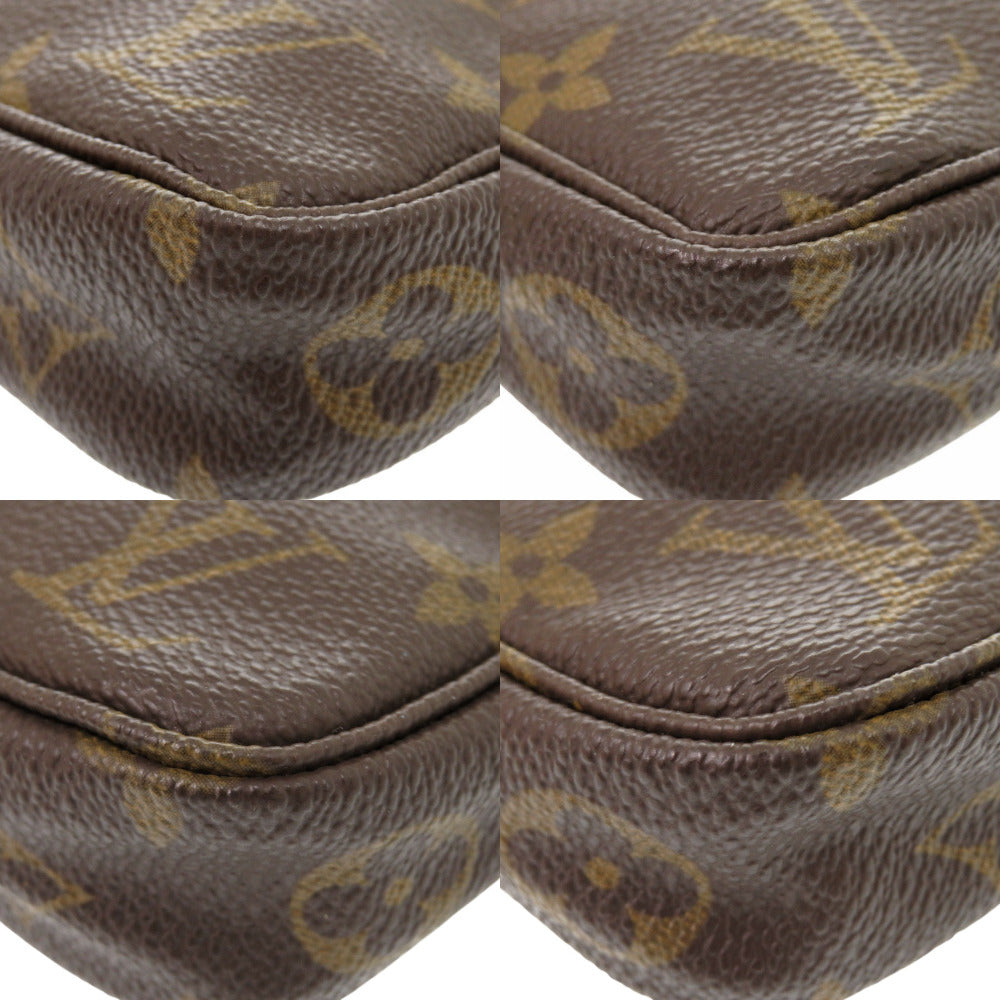 LOUIS VUITTON Pouch M51980 Monogram canvas Brown Monogram Pochette Accessoires Women Used Authentic