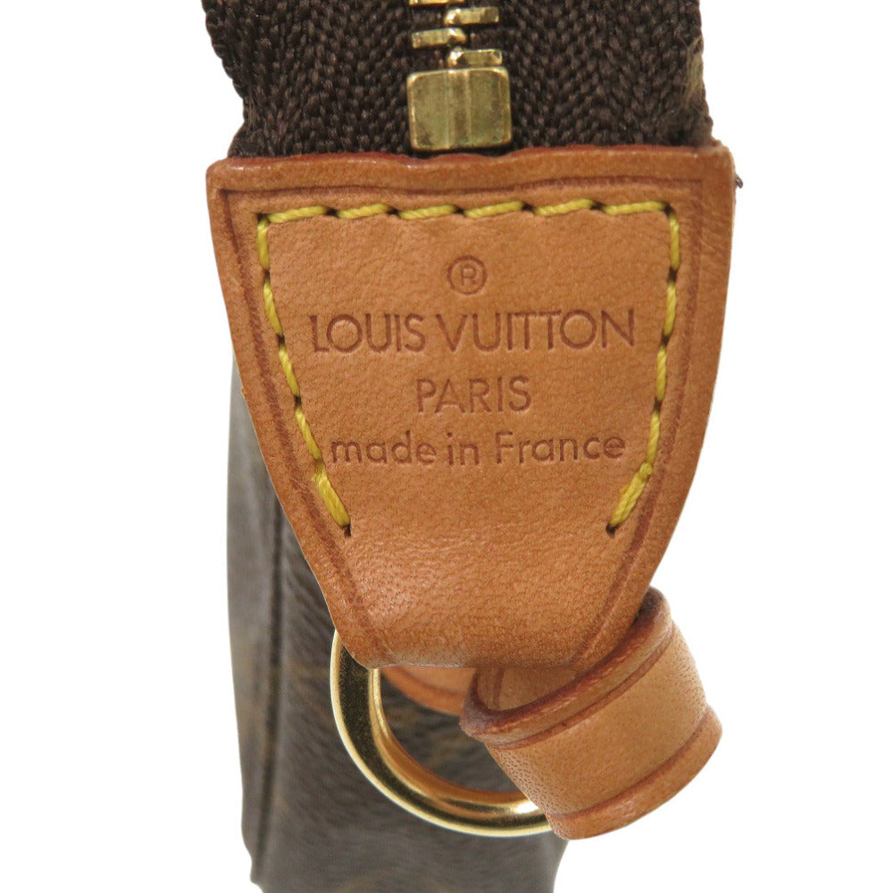 LOUIS VUITTON Pouch M51980 Monogram canvas Brown Monogram Pochette Accessoires Women Used Authentic