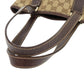 GUCCI Tote Bag 153361 GG canvas Brown Women Used Authentic