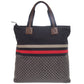 GUCCI Tote Bag 268112 Nylon, Leather Navy Diamante Women Used Authentic