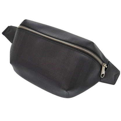 BURBERRY Waist bag 8014237 leather black London check Sling bag