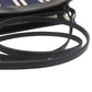 BALENCIAGA Shoulder Bag 339937 canvas Navy Pochette Stripe Women Used Authentic