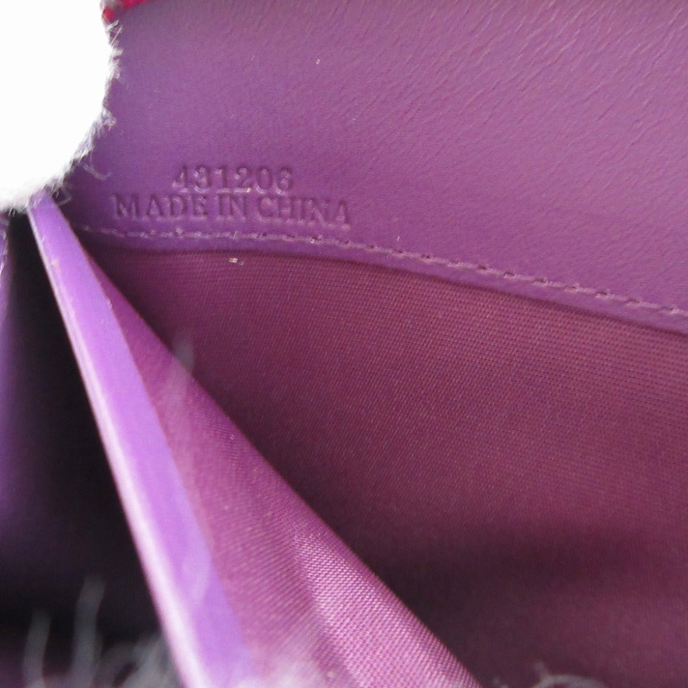 LOEWE Long Wallet Purse leather pink Heritage