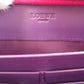 LOEWE Long Wallet Purse leather pink Heritage