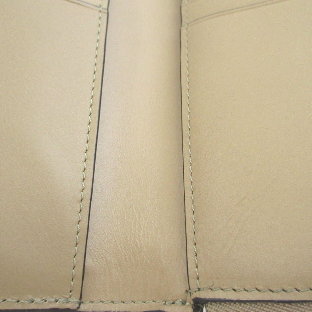 LOEWE Bifold Wallet C510P30X03 leather khaki puzzle