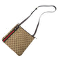 GUCCI Shoulder Bag 144388 GG canvas beige