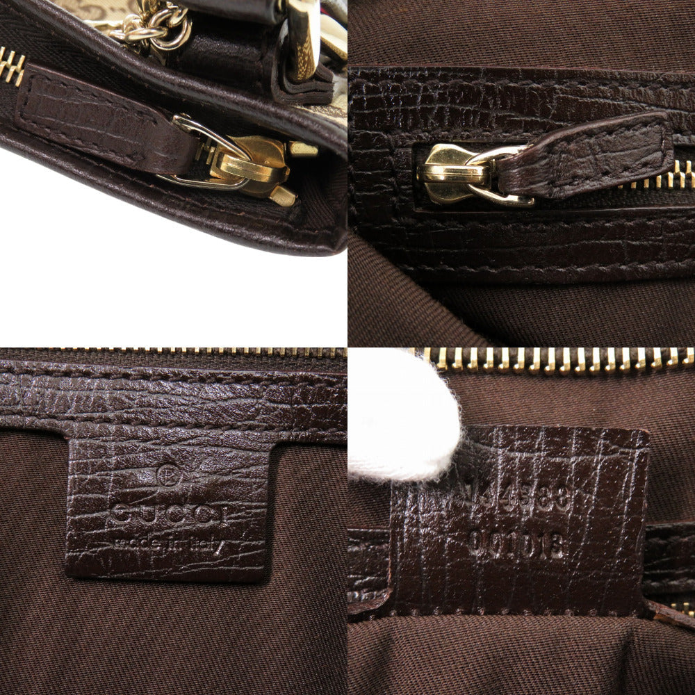 GUCCI Shoulder Bag 144388 GG canvas beige