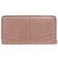 GUCCI Long Wallet Purse 374850 Matt Croco purple