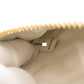 CHANEL Pouch Caviar skin white Matrasse COCO Mark Women Used Authentic