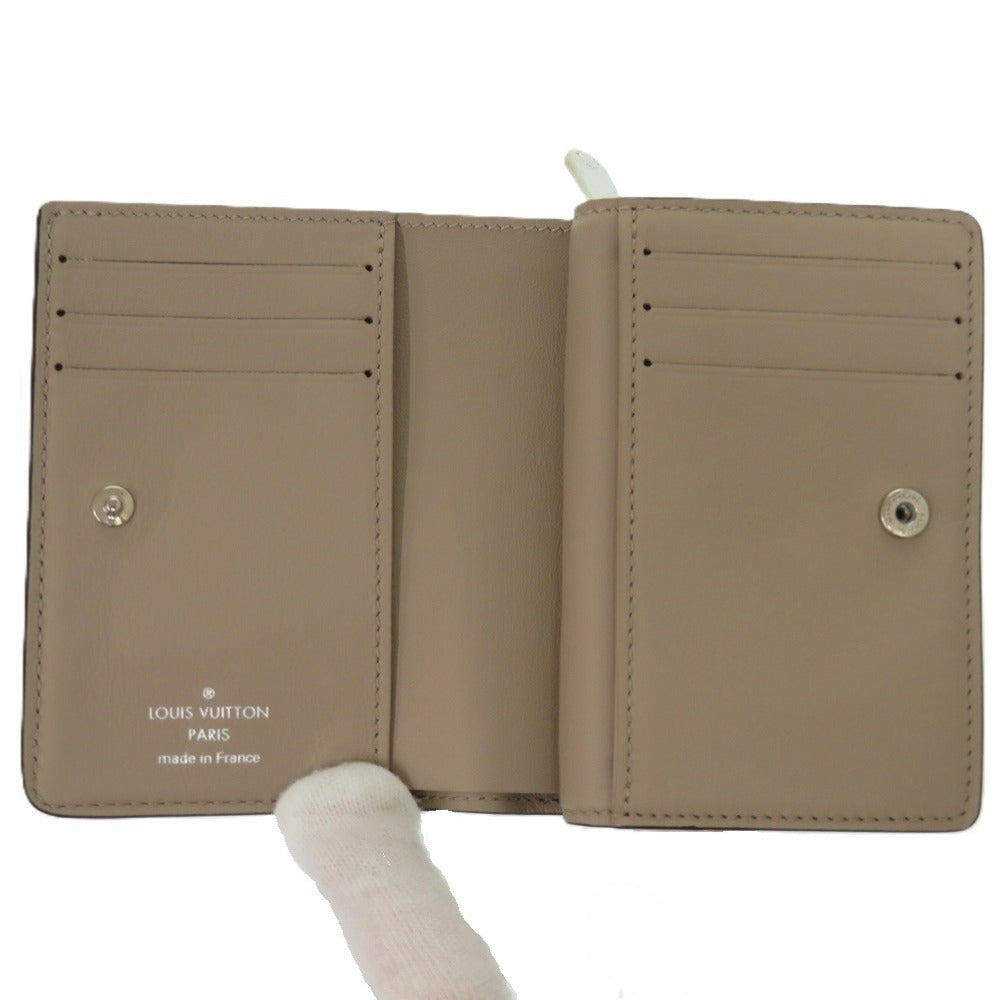 LOUIS VUITTON Bifold Wallet M80817 Monogram Mahina Galle Monogram Mahina Portefeuille Claire Women Used Authentic