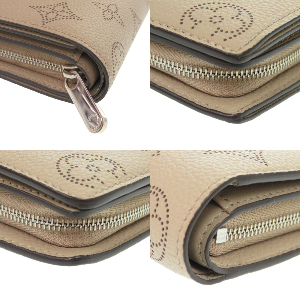 LOUIS VUITTON Bifold Wallet M80817 Monogram Mahina Galle Monogram Mahina Portefeuille Claire Women Used Authentic