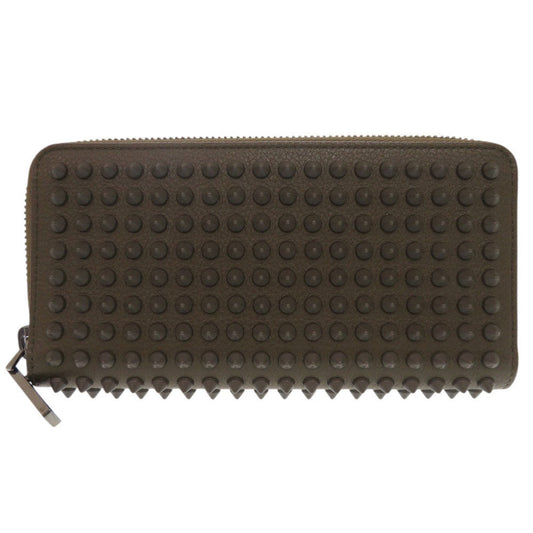 Christian Louboutin Long Wallet Purse 1165044 leather black Panettone