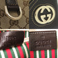 GUCCI Tote Bag 182492 GG canvas beige Shoulder Bag Interlocking G Women Used Authentic