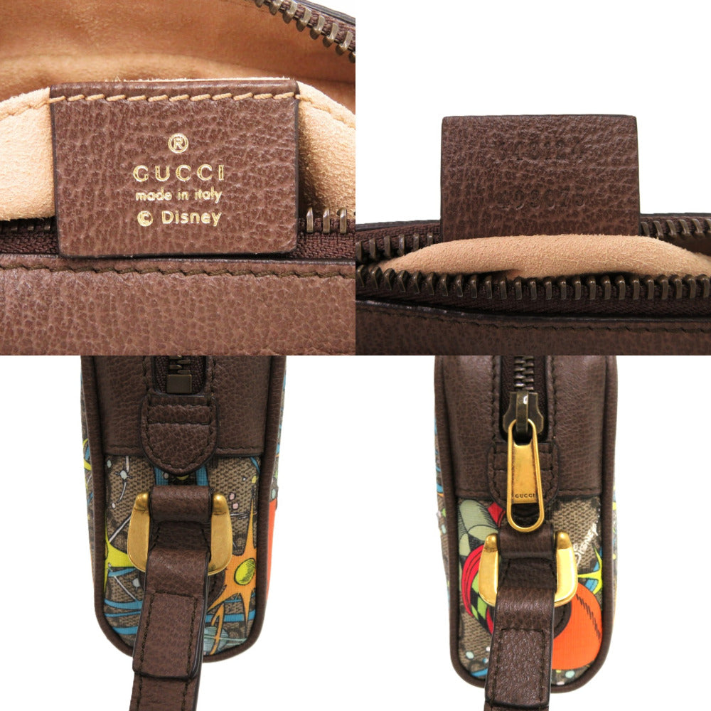 GUCCI Shoulder Bag 648124 GG Supreme, PVC Brown x Disney Donald