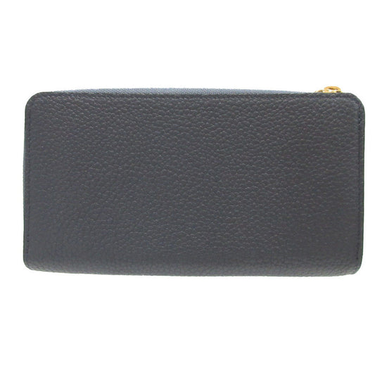 LOUIS VUITTON Long Wallet Purse M68582 leather Blue Marine Portefeuille comet