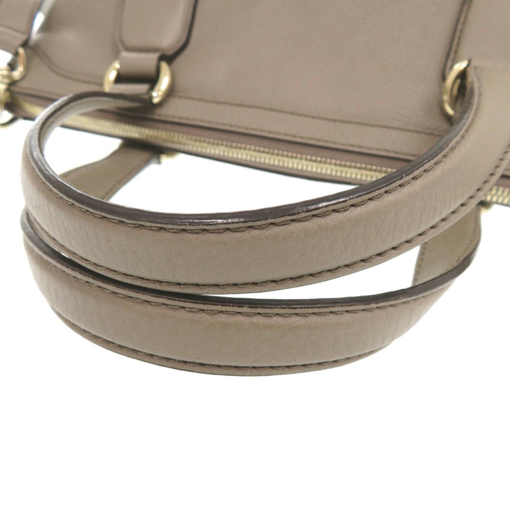 GUCCI Handbag 308362 leather Gurege Soho Interlocking Women Used Authentic