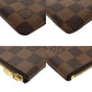 LOUIS VUITTON Coin case N62658 Damier canvas Brown Damier Pochette Cre Women Used Authentic
