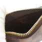 LOUIS VUITTON Coin case N62658 Damier canvas Brown Damier Pochette Cre Women Used Authentic