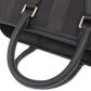 FENDI Handbag Canvas, Leather black