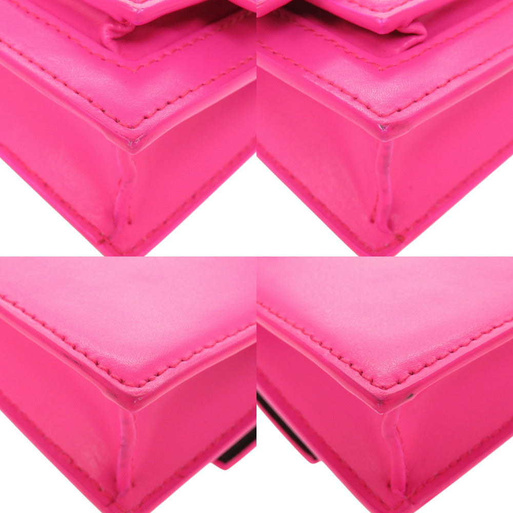 BALENCIAGA Waist bag leather pink Sharp XS