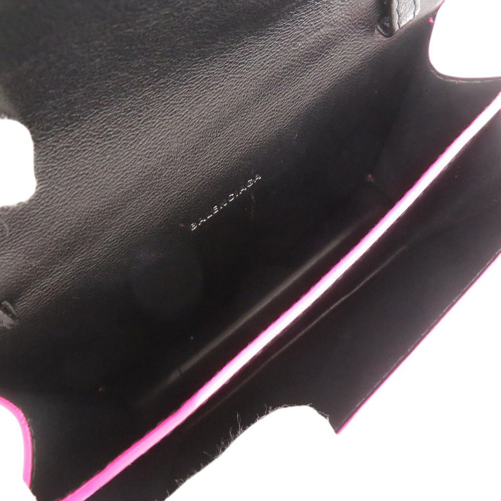 BALENCIAGA Waist bag leather pink Sharp XS